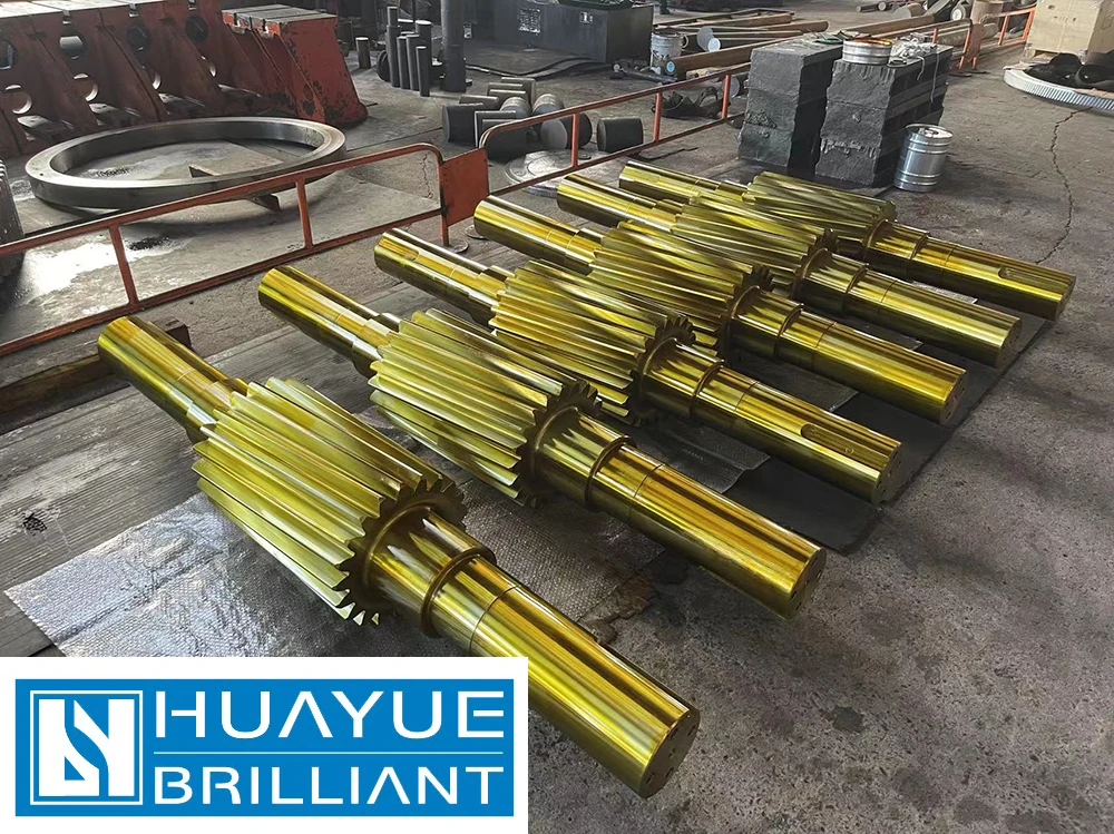 High quality grinding ball mill part durable ball mill pinion shaft