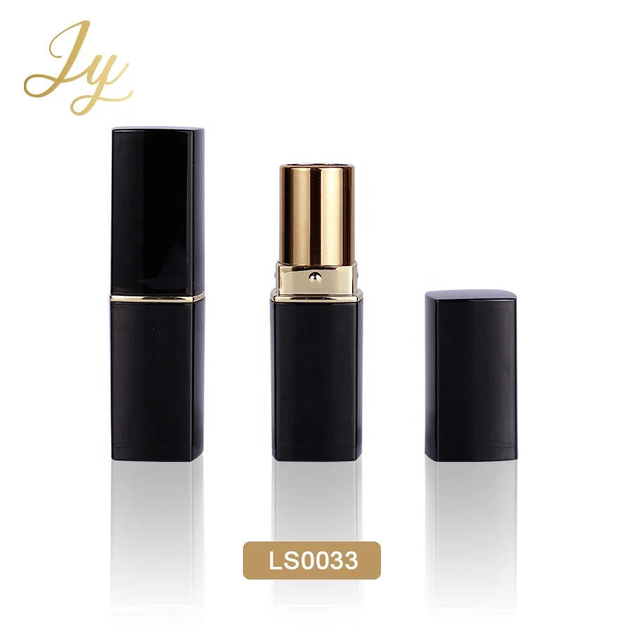 New arrival gold buckle square empty oem portable cheap lipstick tube