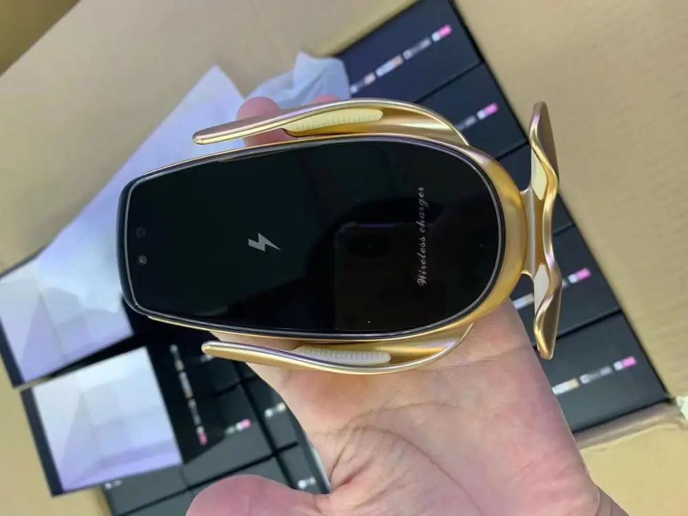 Оригинальное качество Беспроводное Автомобильное зарядное устройство V3 10 Вт быстрая зарядка держателя телефона в автомобиле Быстрое беспроводное автомобильное держатель