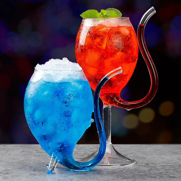 2024 Hot Sale Vampire Wine Whisky Whiskey Unique Alcohol Liquor Borosilicate Drinking Margarita Martini Cocktail Glass Cups