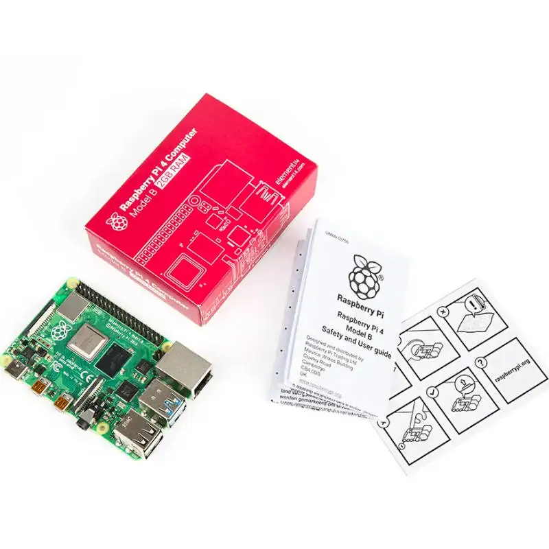 Raspberry Pi 4 generation Raspberry Pi 4B 2GB dual-band WIFI 5.0 dual display output Made in UK