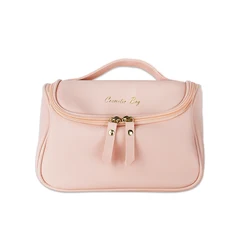Custom Pink Makeup Bag Cosmetic Storage Organizer Toiletries Bag Travel Bag