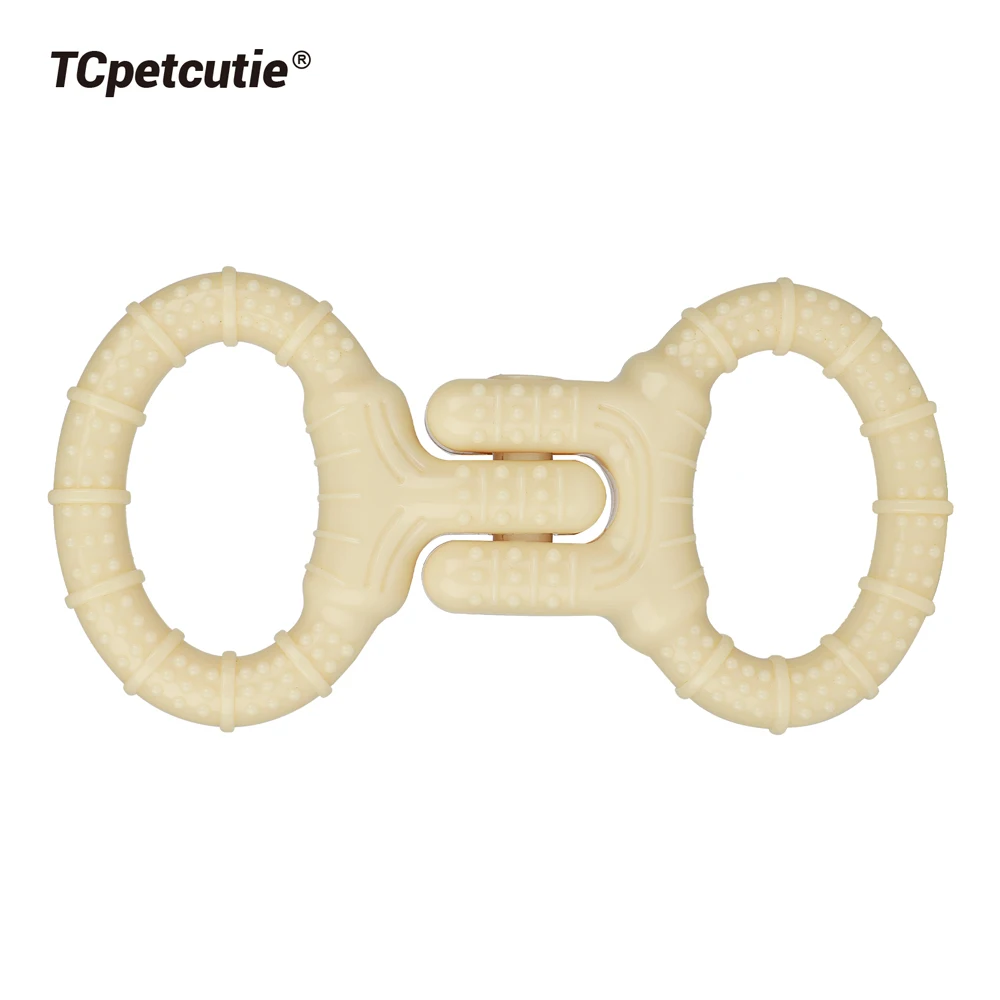 New Design Tough nylon Ultra Durable Pull-ring Design Interactive Dog Chew Toy