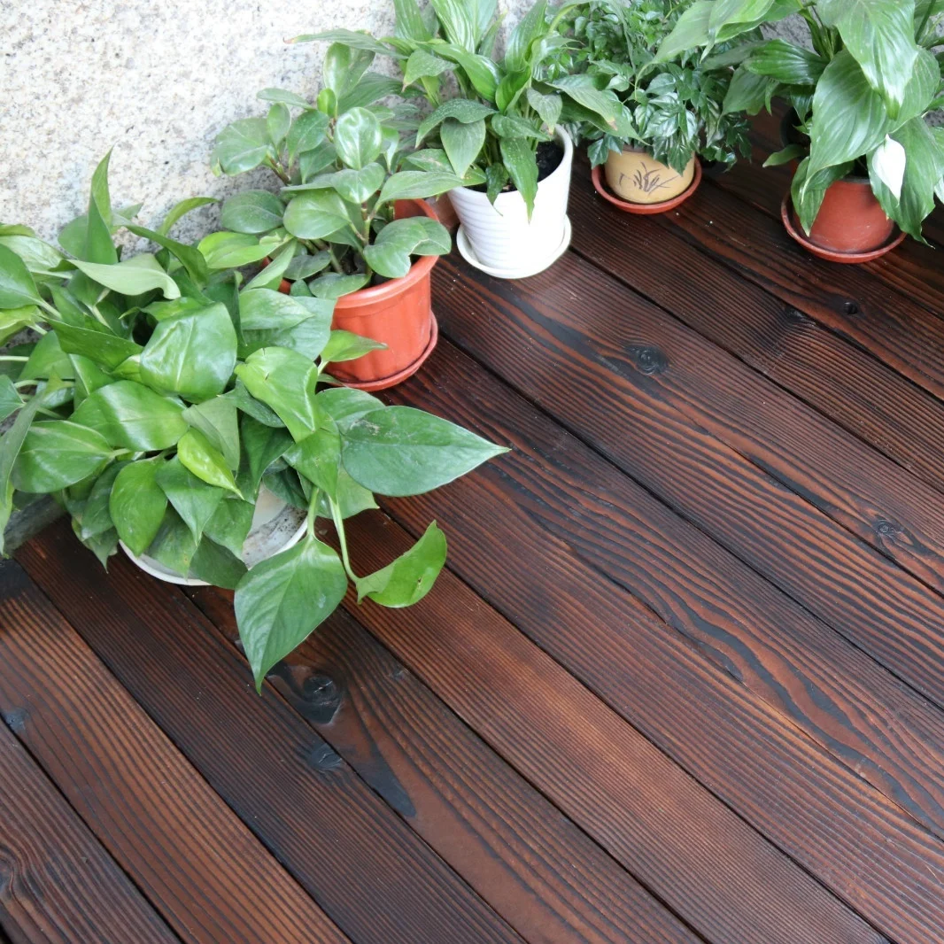 BOHAO Factory Thermo Pine Wood Decking Cladding for Floor Wall Exterior Interior Outdoor Indoor