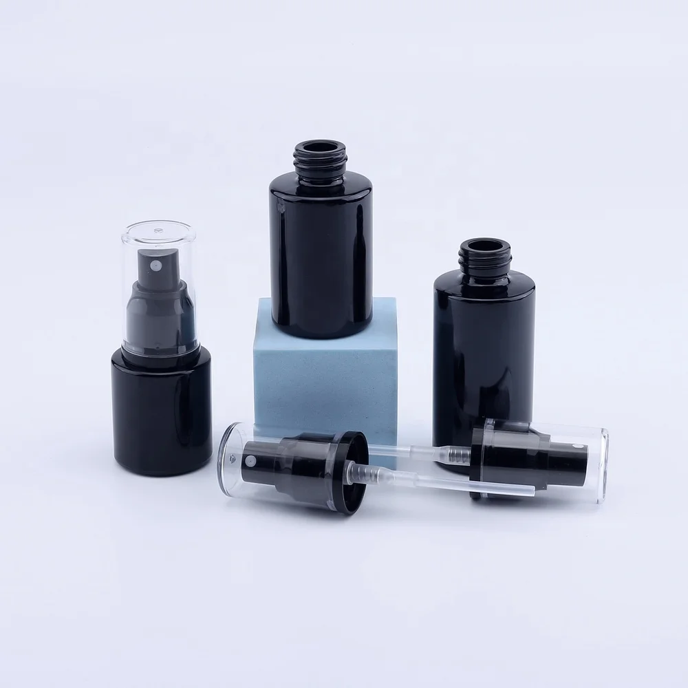 Empty Cylindrical Flat Shoulder 20ml 30ml 40ml 60ml Atomizer Spray Perfume Glass Bottle with Aluminum Sprayer Cap