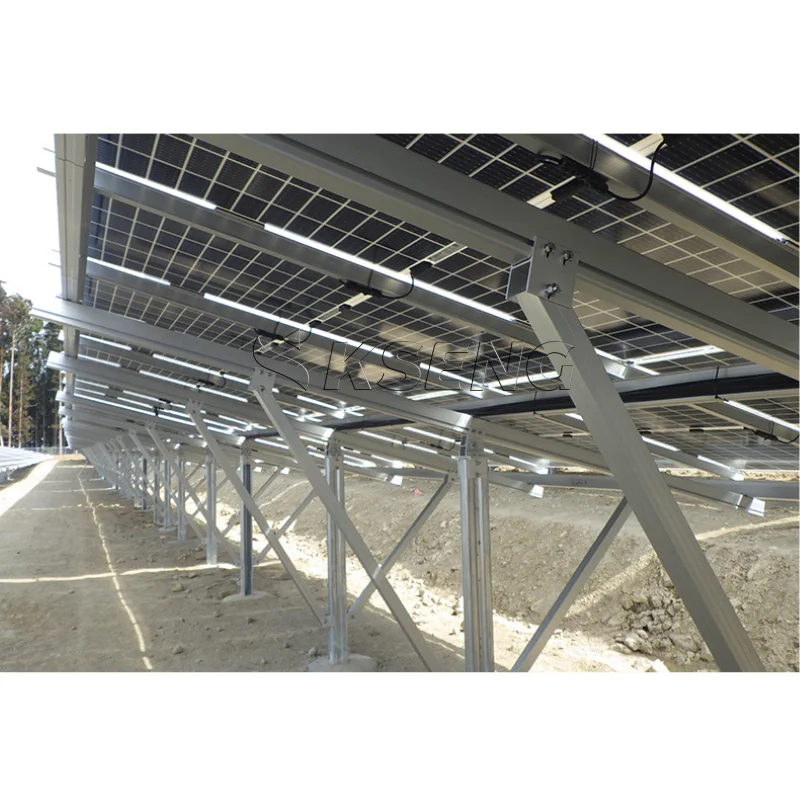 Solar Panel Ground Mount Kit Solar Fixed Photovoltaic Bracket Ground Mount Solar Racking Systems
