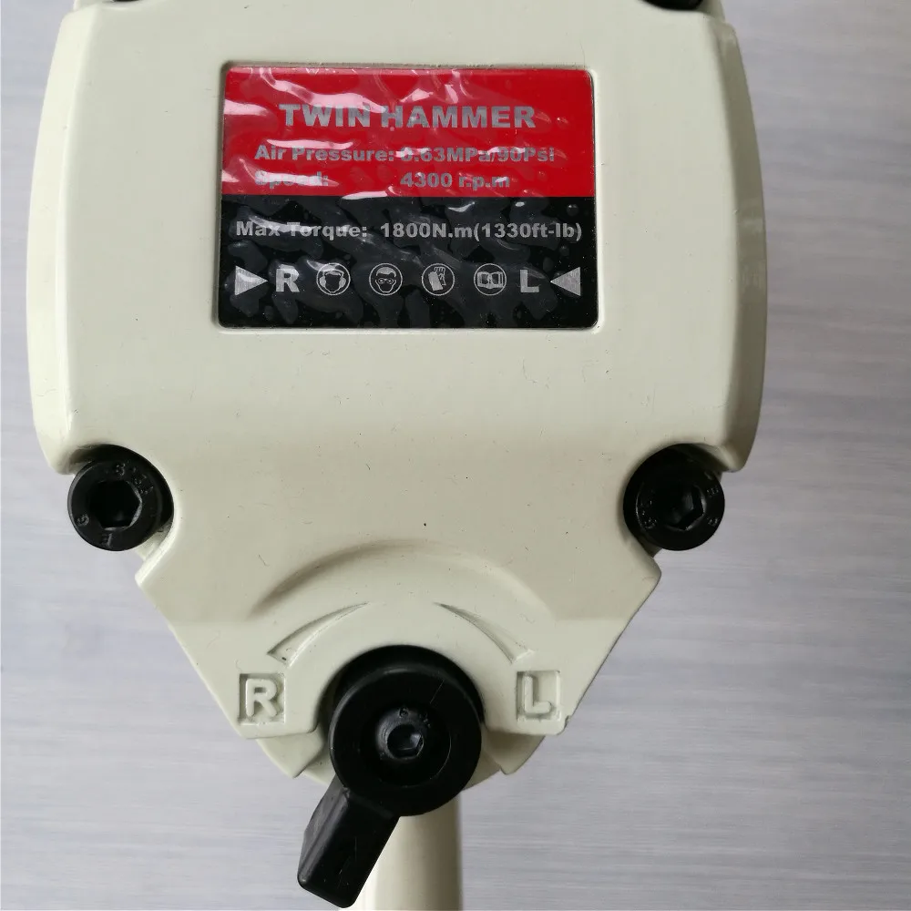 Воздушный динамометрический ключ, гайковерт 1 дюйм для пневматического пистолета, инструменты для ремонта грузовика, ударный гайковерт в сборе