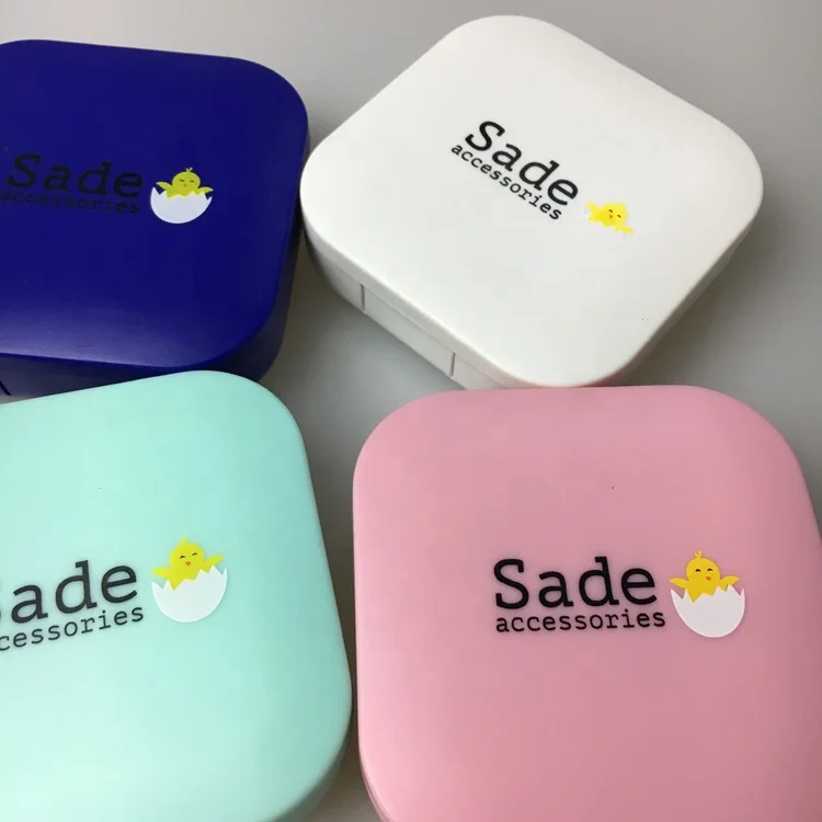 Custom  very cheap contact lens case  accept customized designs and LOGO A-8061