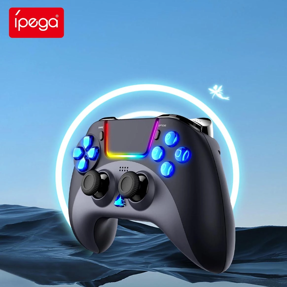 IPEGA PG-P4023 high-quality factory direct ps4 wireless dual shock controller joysticks for ps4 blue tooth