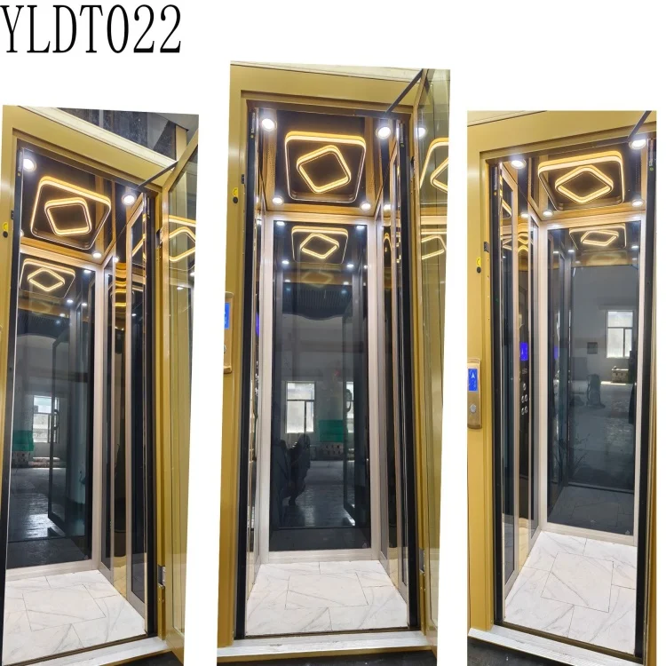 Unique Design Hot Sale Sightseeing Elevator Observation Elevator Aluminum Alloy Material villa elevator