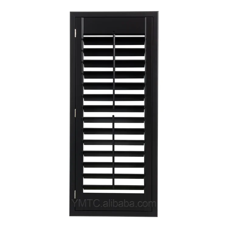 114.3mm Lover Custom Spray Lacquer Color Wood Shutters