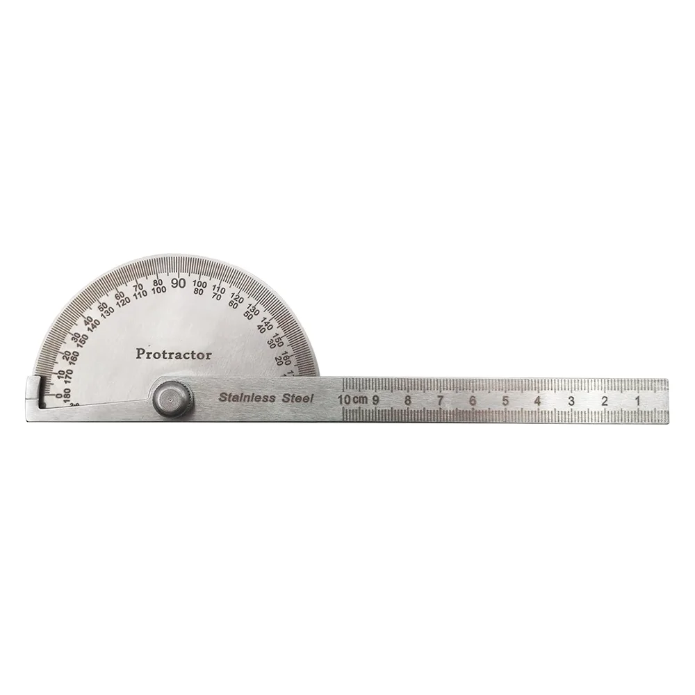 TRANRICH Angle Finder Ruler 180 Degree Stainless Steel Angle Protractor for Woodworking