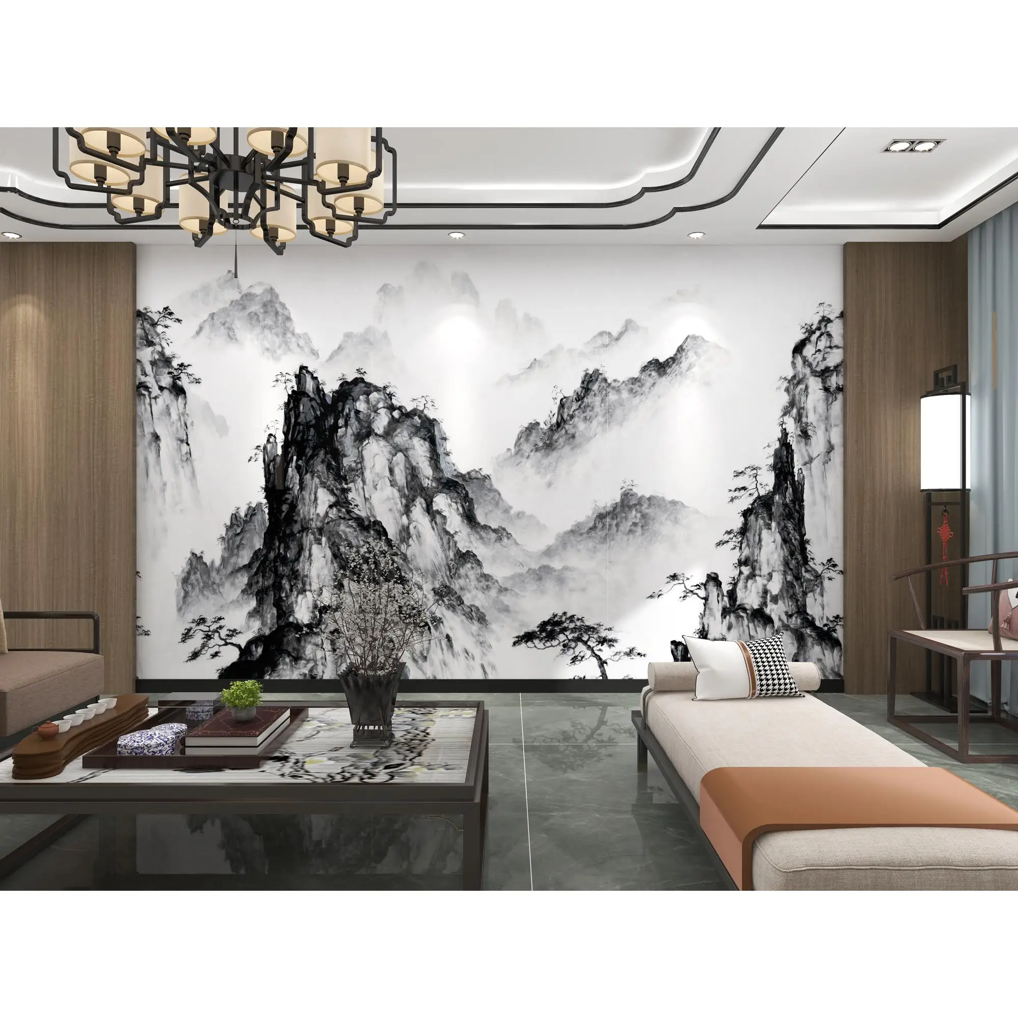 3200*160MM High Glossy Porcelain Tile Popular Design Marble Look Sintered Stone Slabs Living Room Staircase Wall Dining Flooring