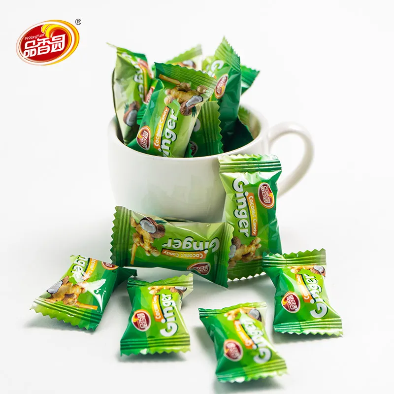 OEM Coconut milk & fresh ginger juice made hard candy from china
