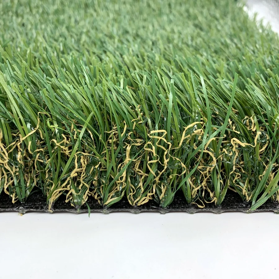 30-50 mm pile height c type yarn artificial grass Synthetic turf pu backing High quality garden grass