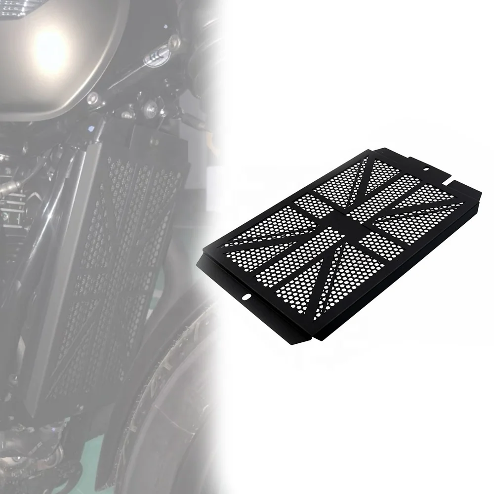 REALZION Motorcycle Stainless Steel Radiator Grille Guard Protection For Triumph Bonneville T100 T120 Bobber Street Scrambler