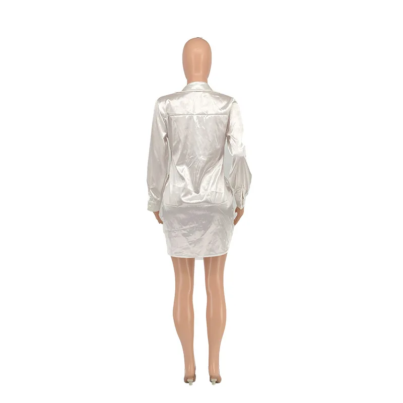 Liu Ming Best Selling Women Clothing Casual Long Sleeve Elegant Shirts Dresses