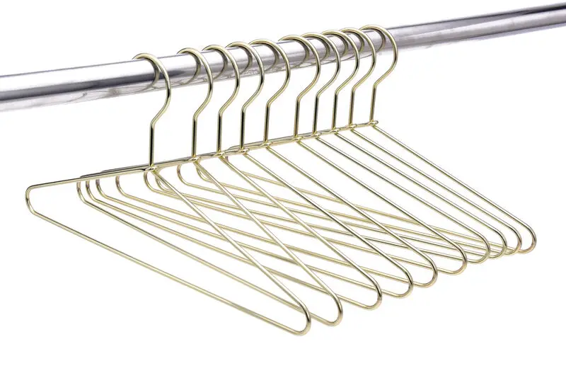 Cheap metal thick hanger with PVC coating and metal wire laundry hanger