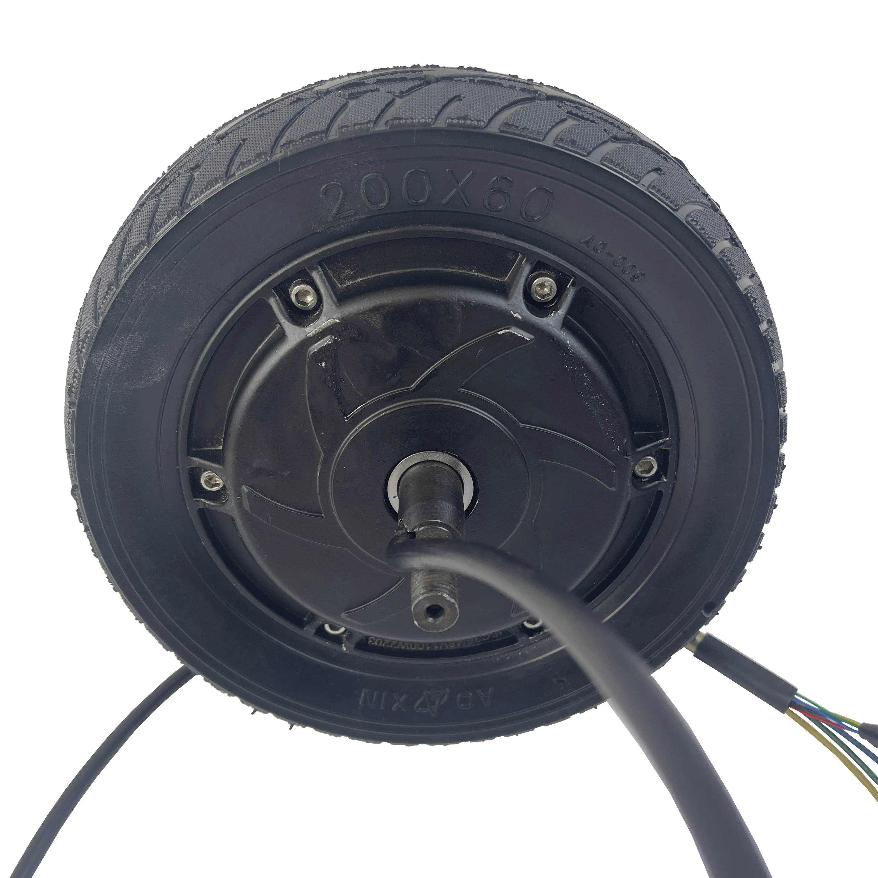 8 Inch Electric Bicycle Scooter Wheel Fat Tire 200*90 8'wheel Brushless Toothless Hub E Bike Front Wheel