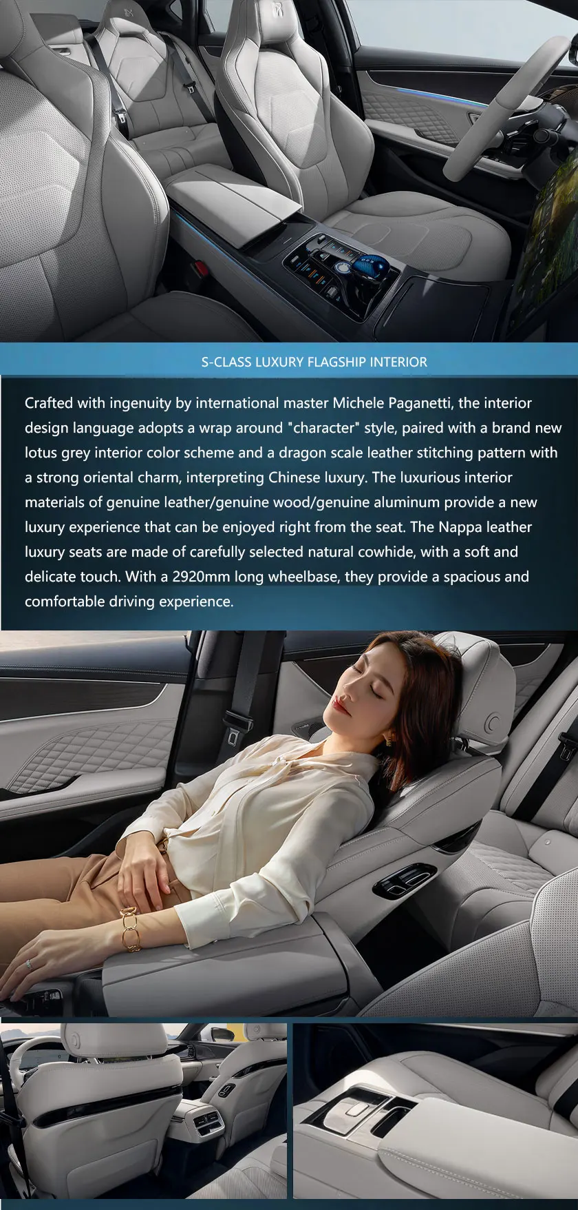 2025 BYD Han EV506KM Luxury Electric Car Medium and Large Sizd 4WD Drive Mode Left Steering