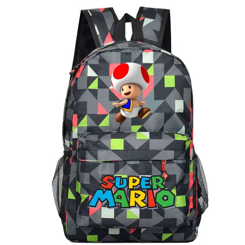Wholesale back to school students boys fashion super mario backpack escuela game super mario mochila bolsa