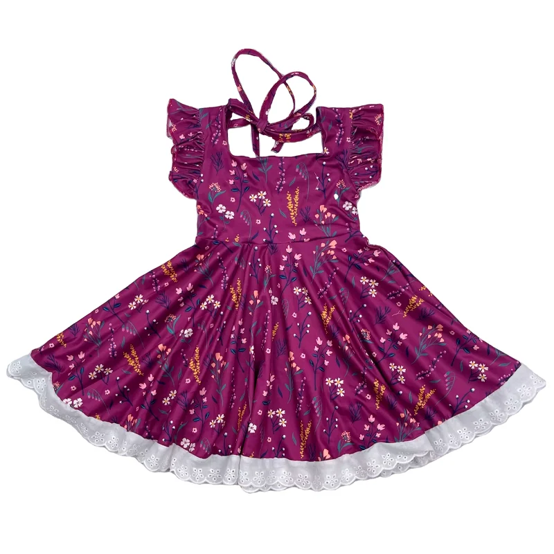 Qingli Anna Robe OEM  Style Birthday Party Graduate Individual Pretty Princess Baby  Girl  Dresses Designs For 3M -14Years