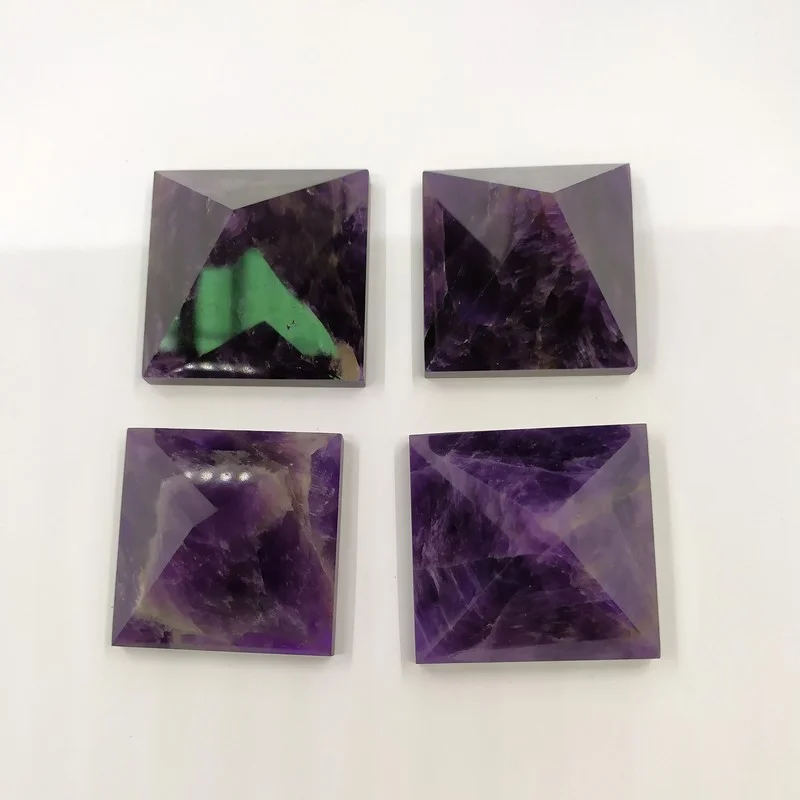 feng shui Folk Crafts white clear quartz Egypt crystal pyramid for decoration