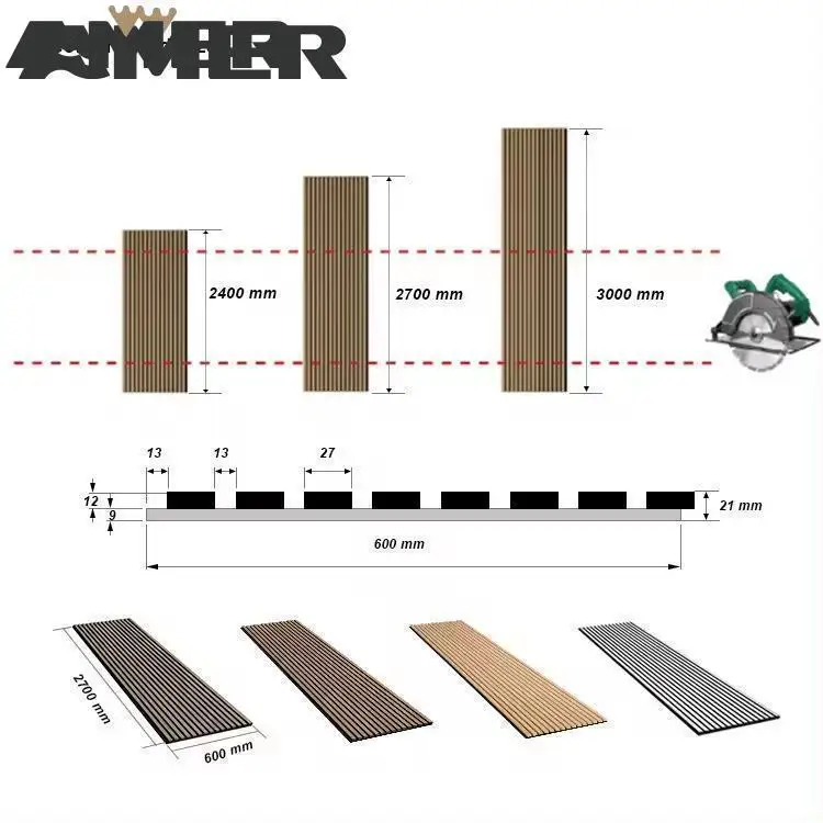 Amer Factory wholesale Factory Supply panel acoustic Sound Proof panels Acustic Wall panel