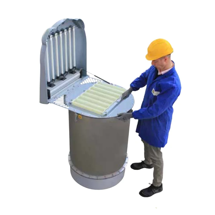 Stainless Steel Silotop Dust Filter Collector For Cement Silo With Dedusting Hopper