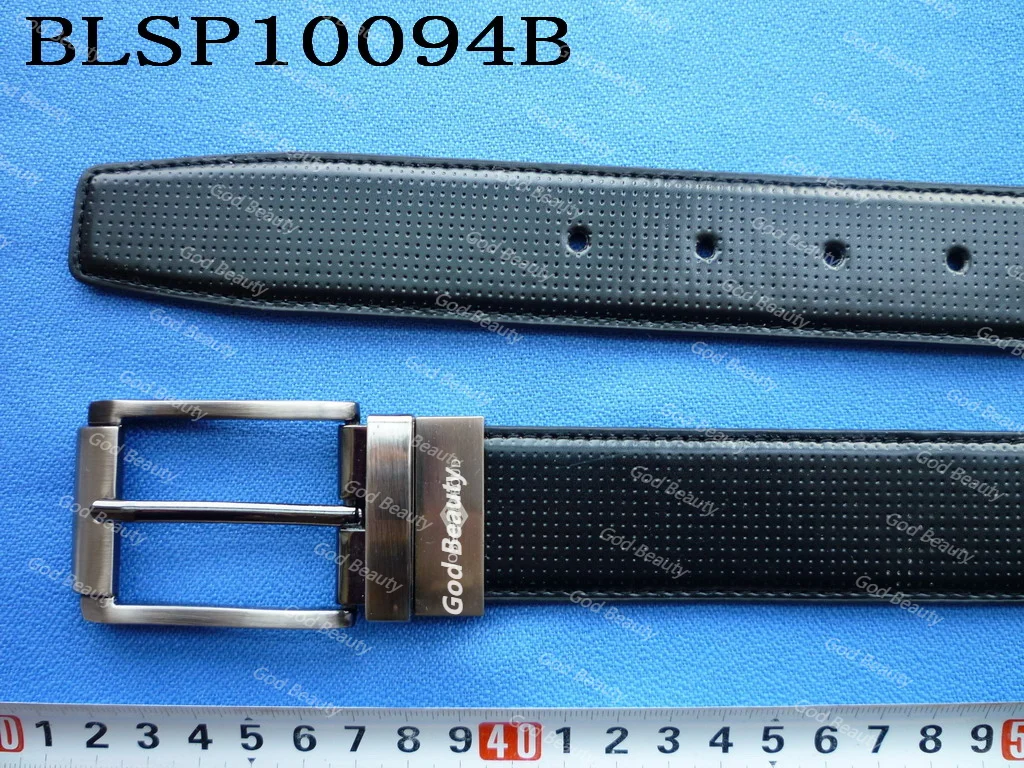 belts leather men classic Reversible leather belts in little holes full with strap With Pin Removable Buckle
