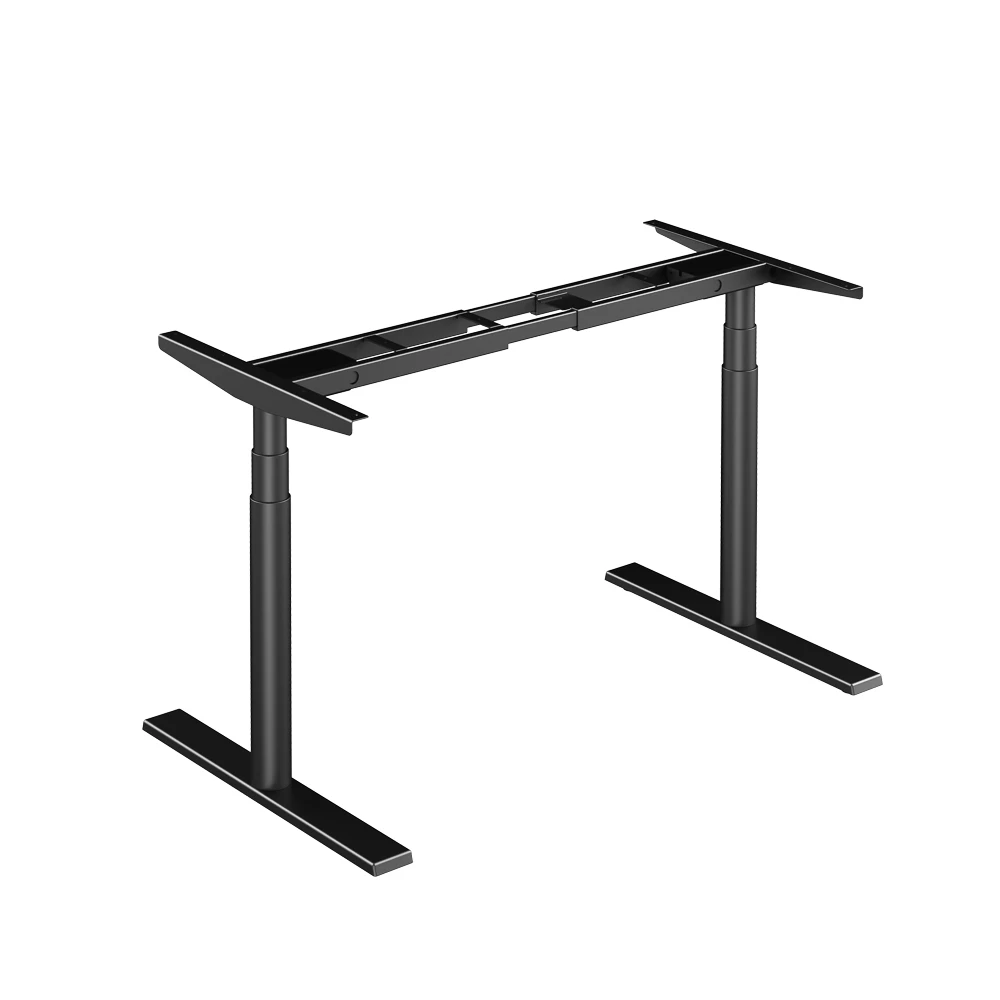 JIECANG two round adjustable table legs wholesale dual motor metal standing desk frame