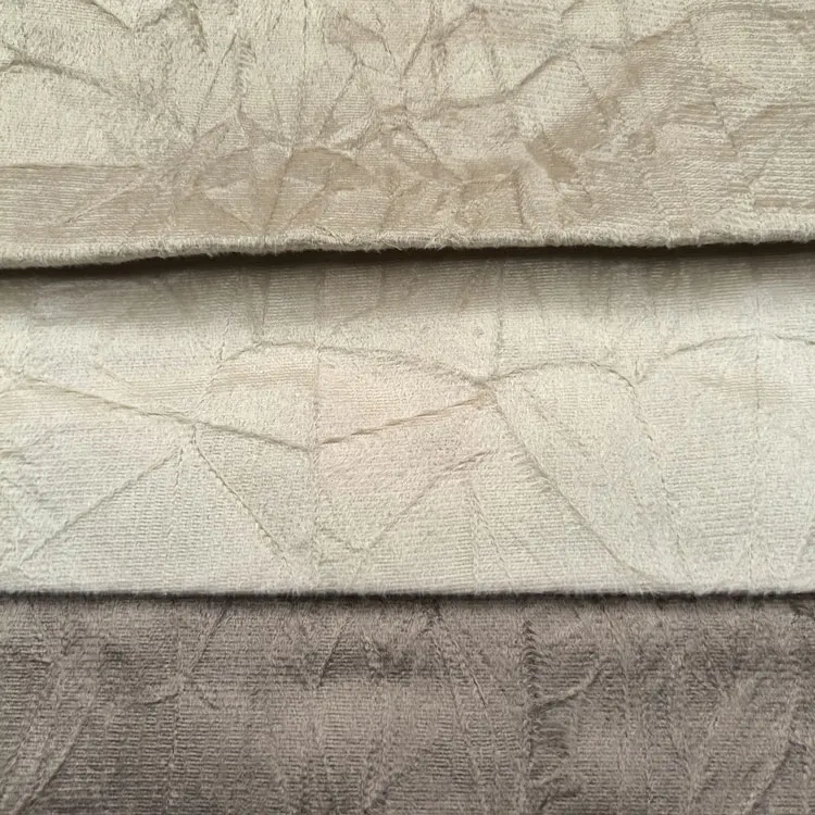 100Polyester Korean Velvet Fabric Holland  Crepe Velvet Fabric By Yard