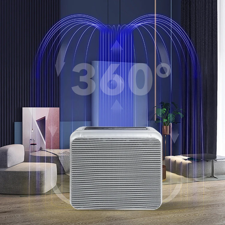 Modern Design Electrostatic Air Cleaner Living Room Bedroom Portable 4 Stage Filters Air Purifier