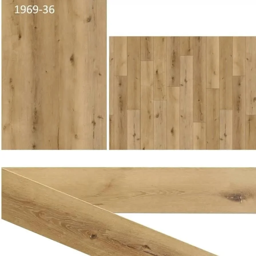 HDF MDF  white Sound Proof Underlay Laminated Floor Waterproof Easy Installation Laminate Flooring