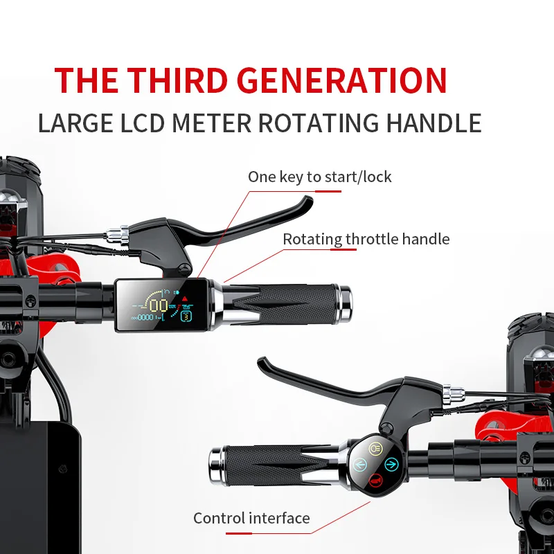 SEALUP 50-60km 2021 Electric Scooter  48v 500W/  1000w   Q20 Frame And Accessories For Sale