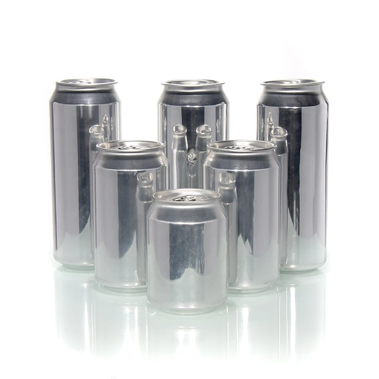 Custom Empty Printed Metal Can Slim Sleek Standard 250ml 355ml 330ml 473ml 500ml Tin Can Beverage Beer Aluminum Soda Drink Cans