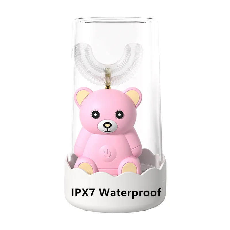 360 Degree Ultrasonic Toothbrush U Shape Electric 360 Sonic Electric Toothbrush, Children Electric Toothbrush U Shape