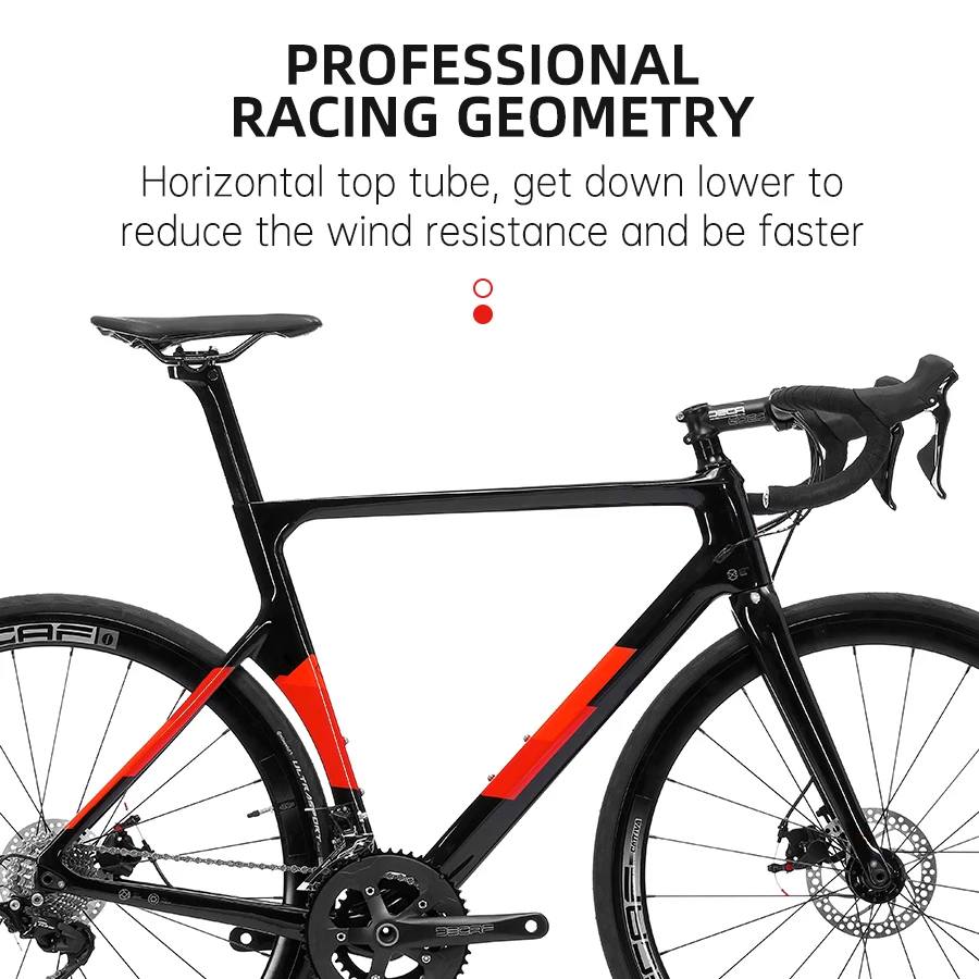 Factory wholesale carbon fiber road bicycle Full Carbon disc brake racing road bike 22 speed 700c bike cycle