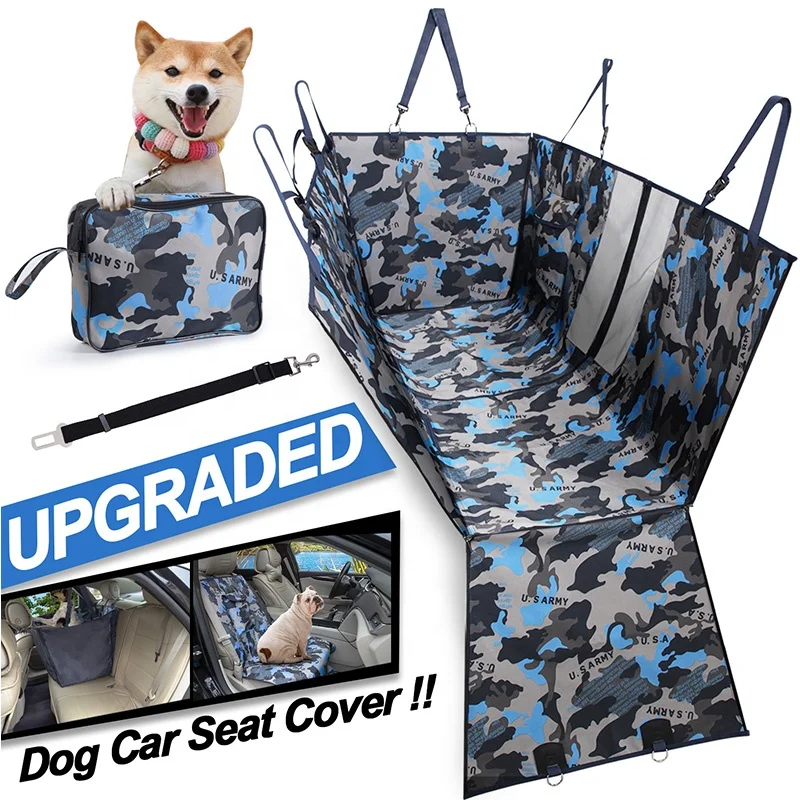 RSH Amazon Hot Selling Dog Pet Car Seat Cover Protector 600D Oxford Cloth Optional Color Premium Quality Waterproof Dog Cat Mat