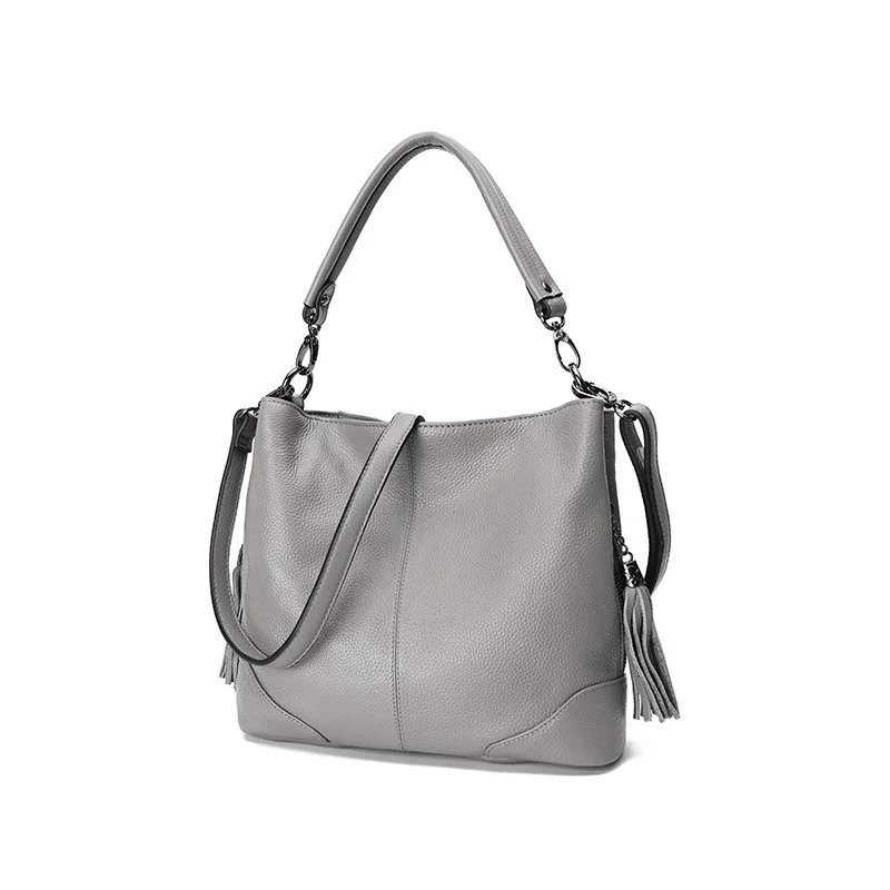 online shop supplier Wholesales Customized Simple Ladies Shoulder bag luxury Genuine Leather Handbag for women