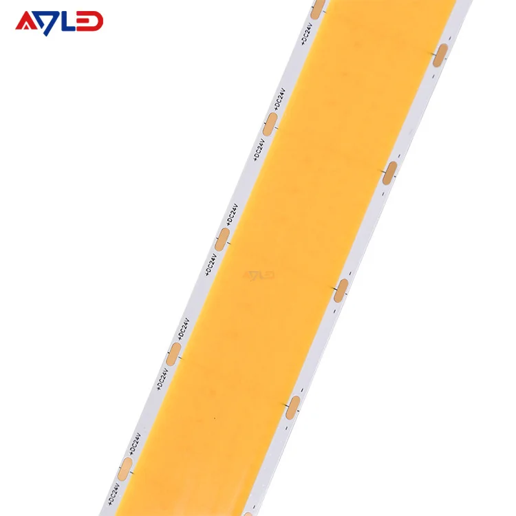 Диммируемая 2700 К 4000 6500 DC24V 30 мм COB Гибкая светодиодная интеллектуальная лента RA90 25