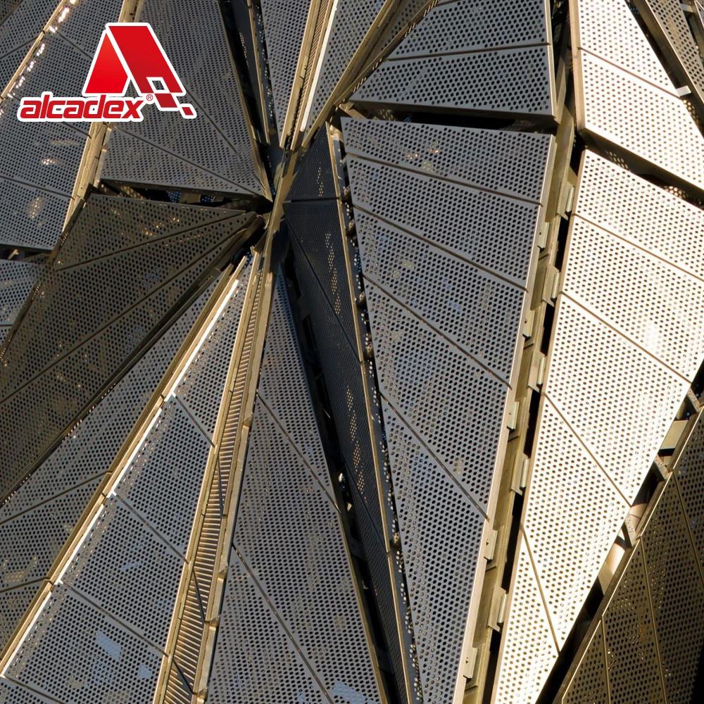 Customized 3D Pattern High Quality Aluminum Facade Panel Wall Cladding Exterior Building Decorative Solid Aluminium Panels