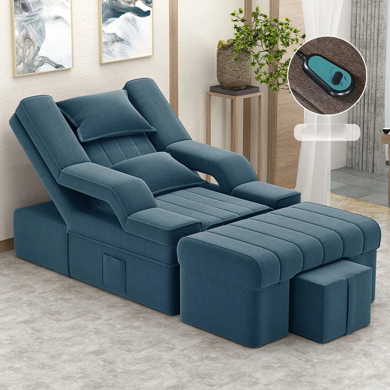 Electric Shampoo Foot Bath Chair Foot Lounge Chair Electric Massage Bed Sofa for Message Salons