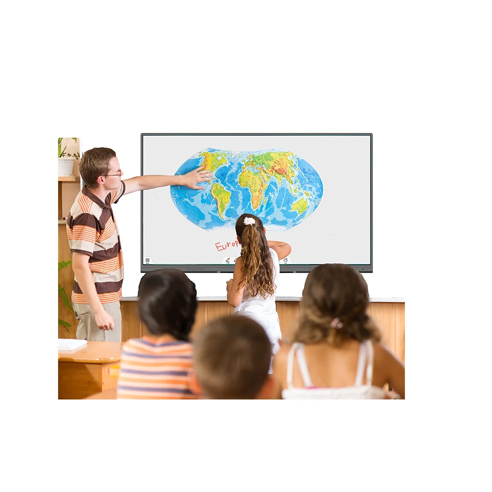 New Hot Selling 4K UHD 75 Inch Interactive WhiteboardSmart Board Interactive Flat Panel for Classroom and Conference