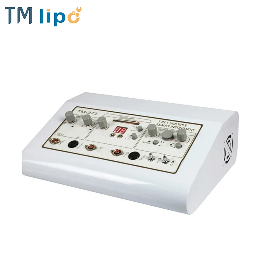 High Frequency Ultrasonic Microcurrent Face Lift Galvanic Facial Beauty Machine for Home/Clinic Use