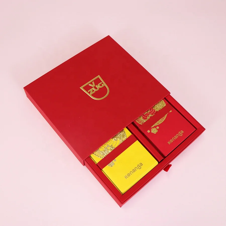 New design lucky laser pearl paper red packet for Chinese new year