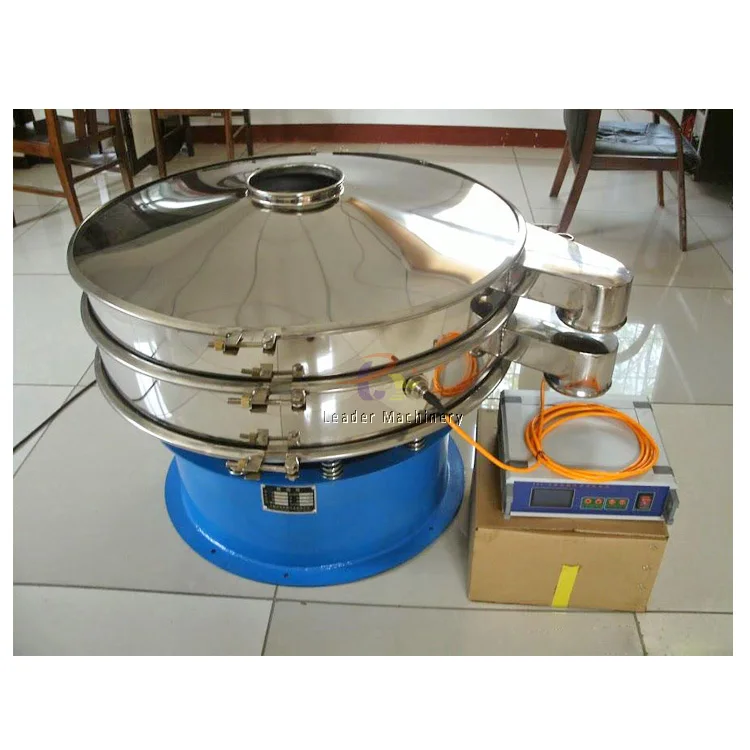 Industrial Sieve Machine Double Deck Stainless Steel Vibrating Screen Food Rotary Vibration Screen Price Sifter Separator