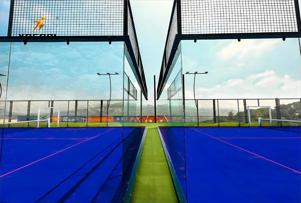 Padel Court Including Grass Glass Net One Total Court For Outdoor Sports Padel Court Equipment