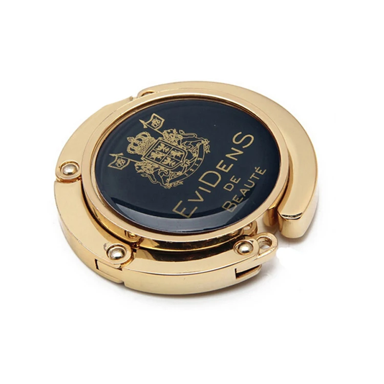 Fashion wedding gift custom folding bag hanger handbag holder