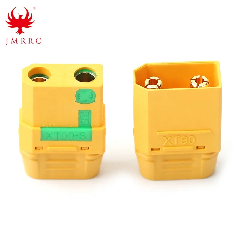 XT90 Plug Connector XT90-S Sockets Battery Plug XT90S Anti sparking plug 4.5mm battery end electric regulating end male  genuine